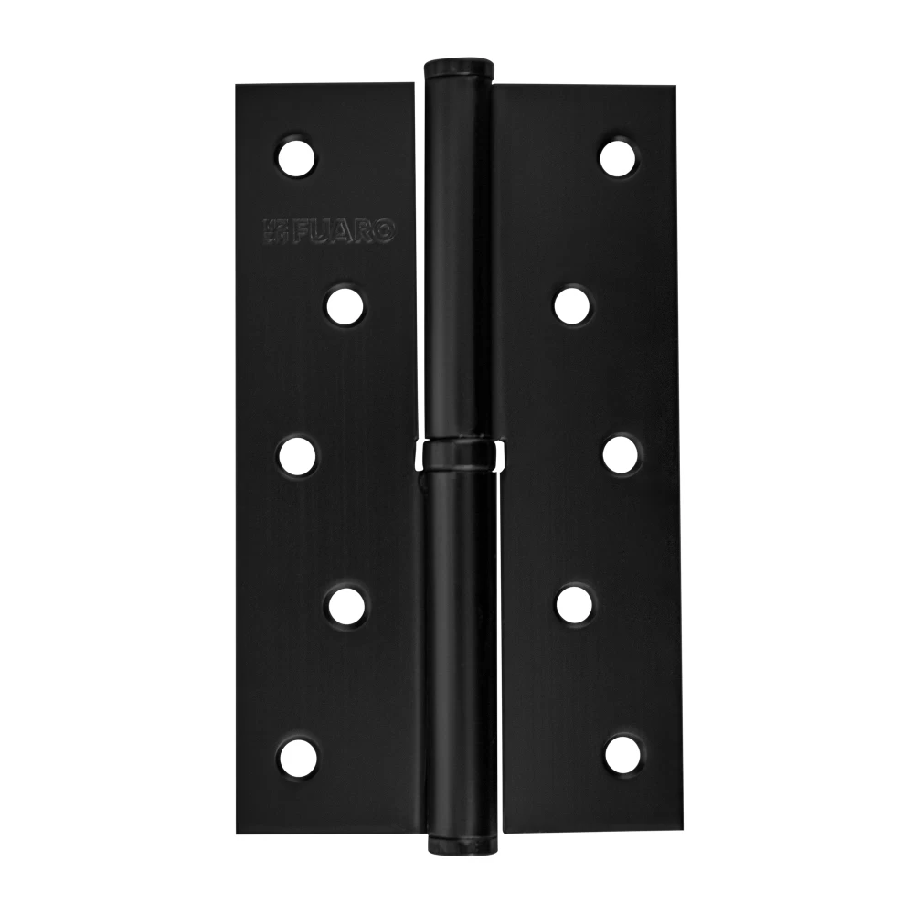 Фото Петля съемная IN5430SR-BL BL правая (413/BL-5 125x75x2,5) мат. черный БЛИСТЕР