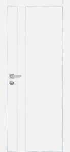 Межкомнатная дверь PX-14  AL кромка с 4-х ст. Белый матовый