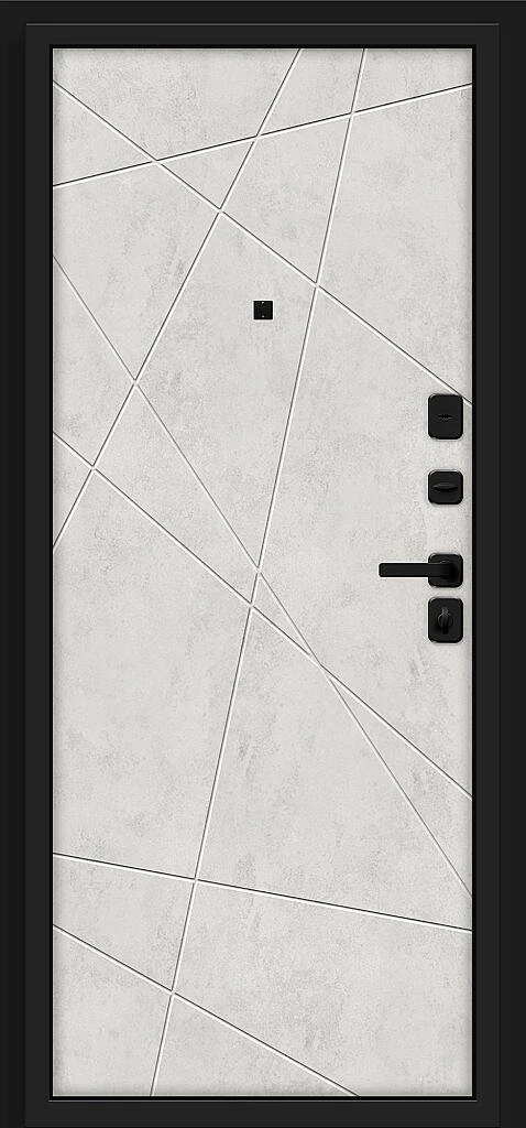 Входная дверь Граффити-5/SBlack Slate Art/Look Art BR6159 внутренняя сторона