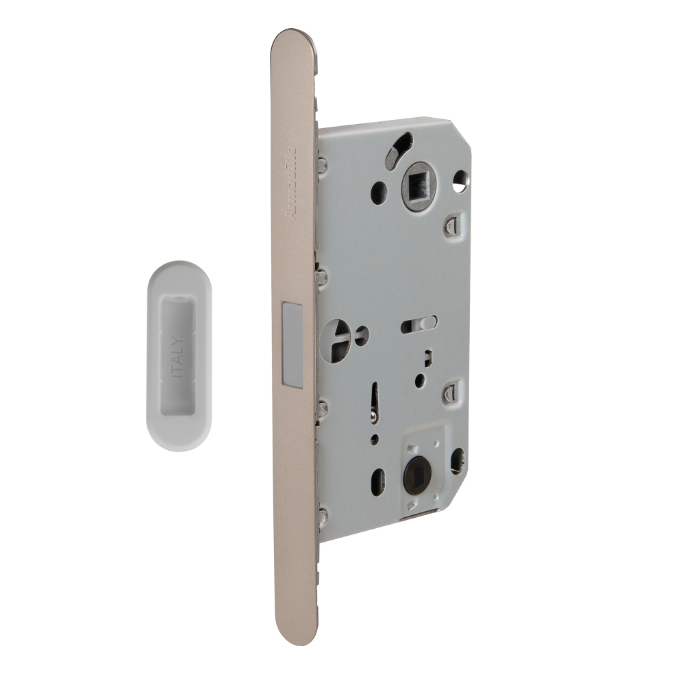 Фото Магнитная защелка WC с ответной планкой GRAVITY.PRO G01.196.50.96 SN мат никель