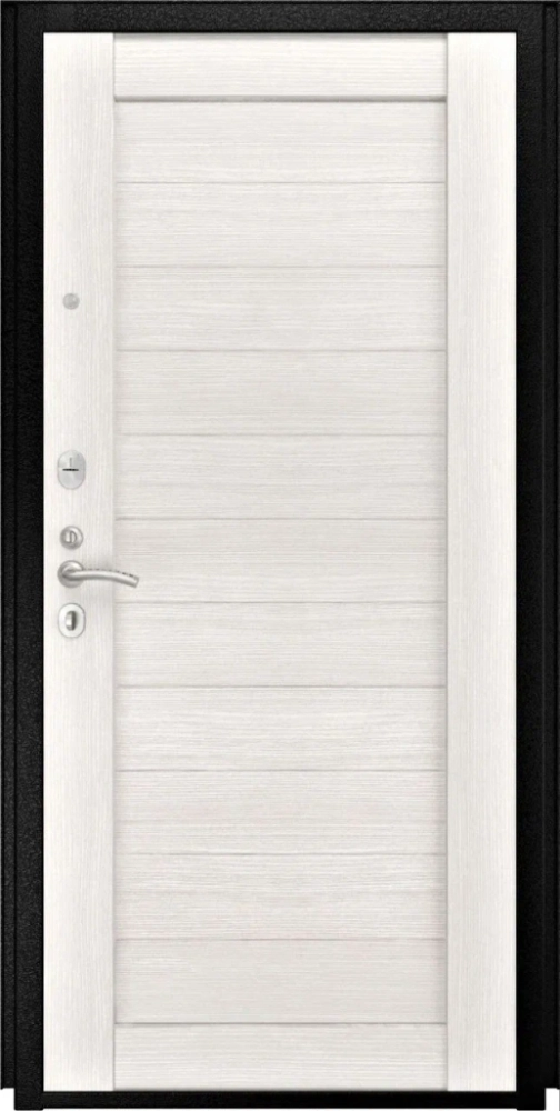 Входная дверь ДвериПРО Квадро СБ-3 листв. бел. (21 беленый дуб) DPRO196768 внутренняя сторона